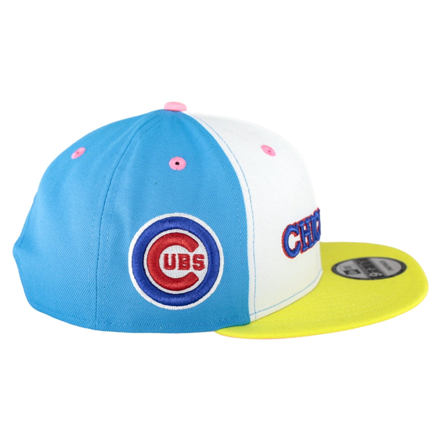Chicago Cubs Neon/Pink/Yellow New Era 9FIFTY Snapback Hat