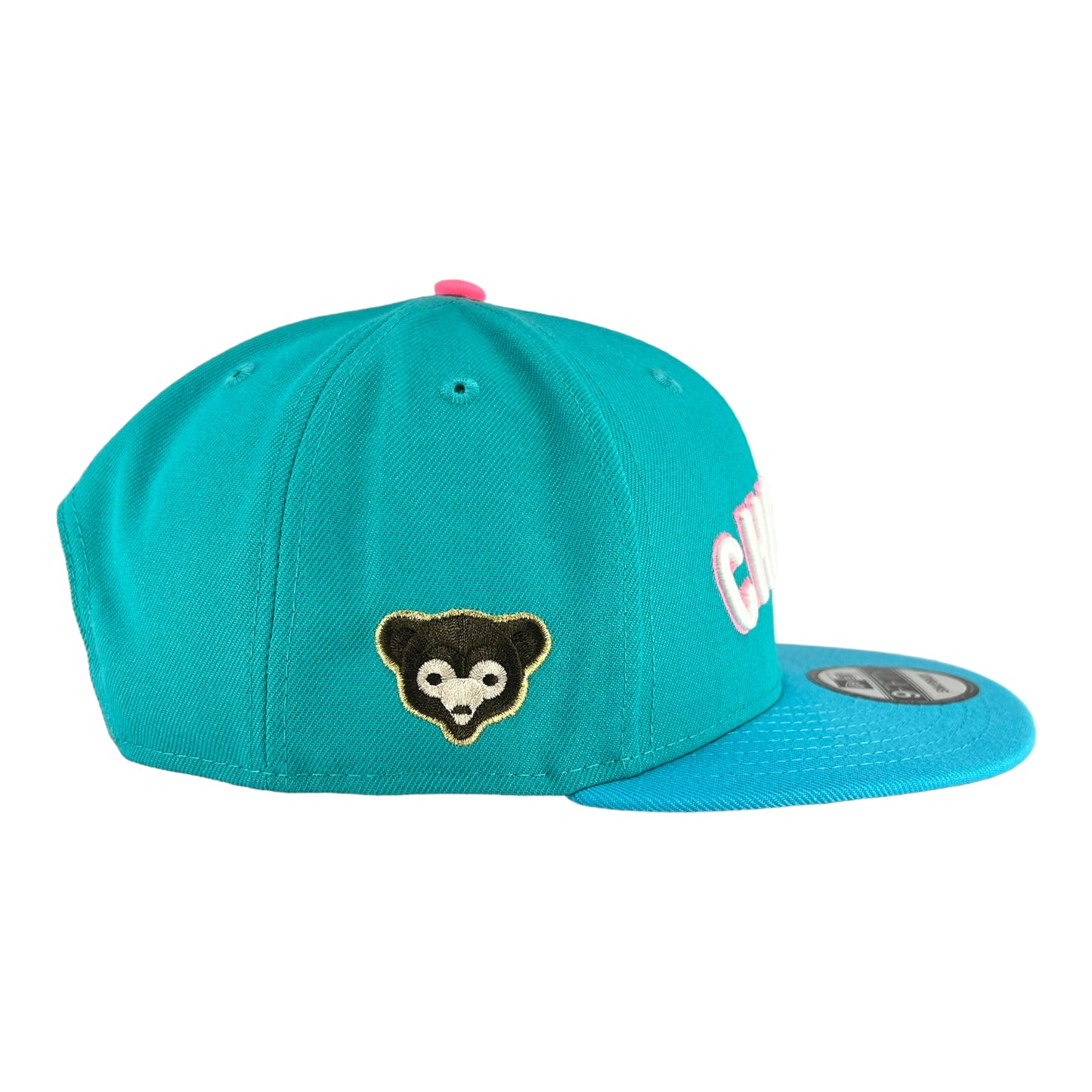 Chicago Cubs Teal/Pink New Era Low Profile 9FIFTY Snapback Hat