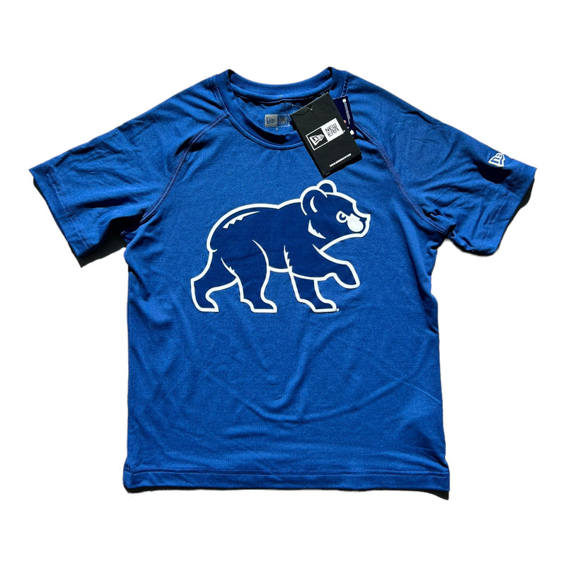 Chicago Cubs New Era Walking Bear Royal Youth T-Shirt