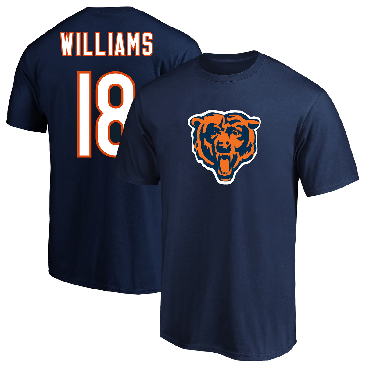 Caleb Williams Chicago Bears Nike Men's Name & Number T-Shirt