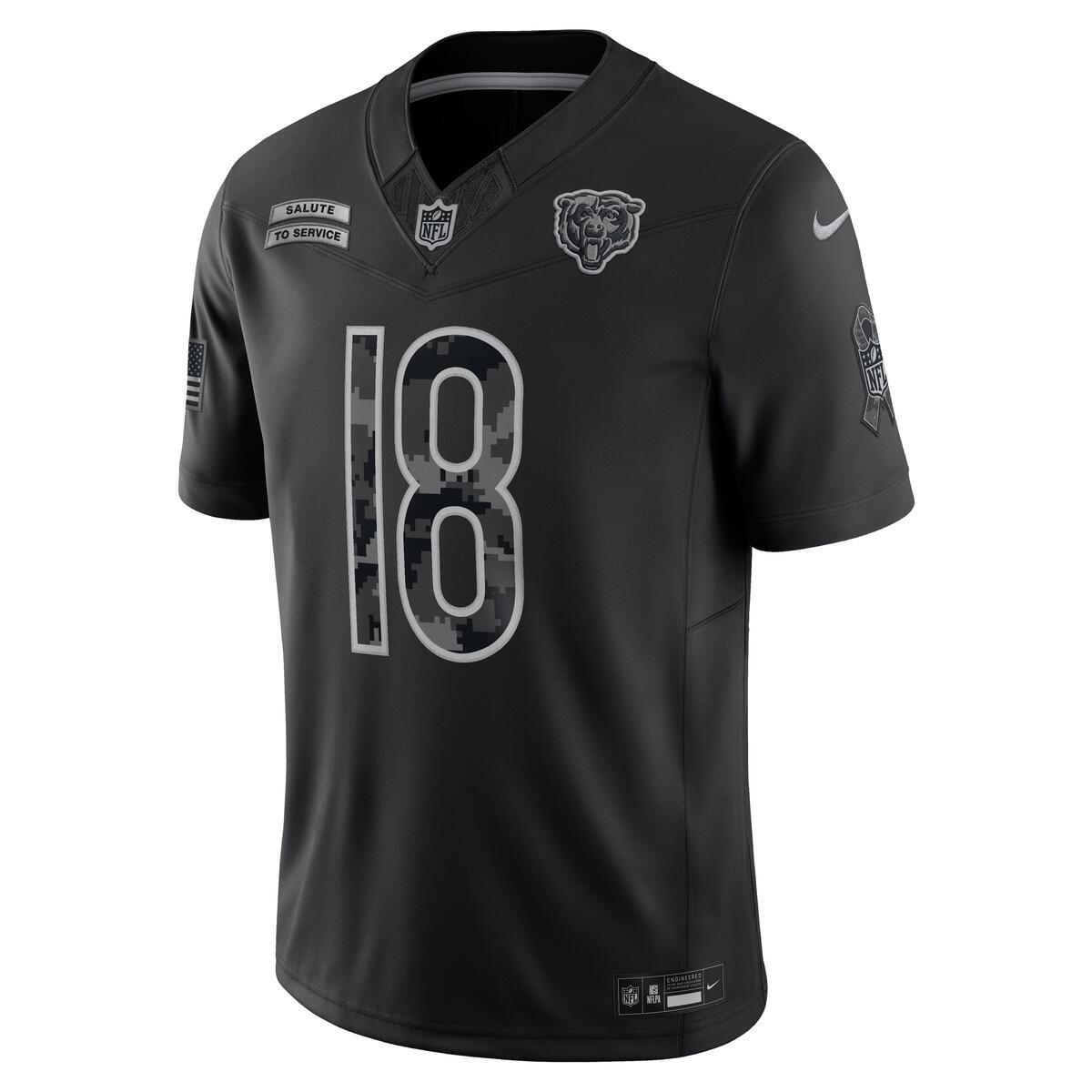 Caleb Williams Chicago Bears Nike Men's 2026 Salute To Service Jersey