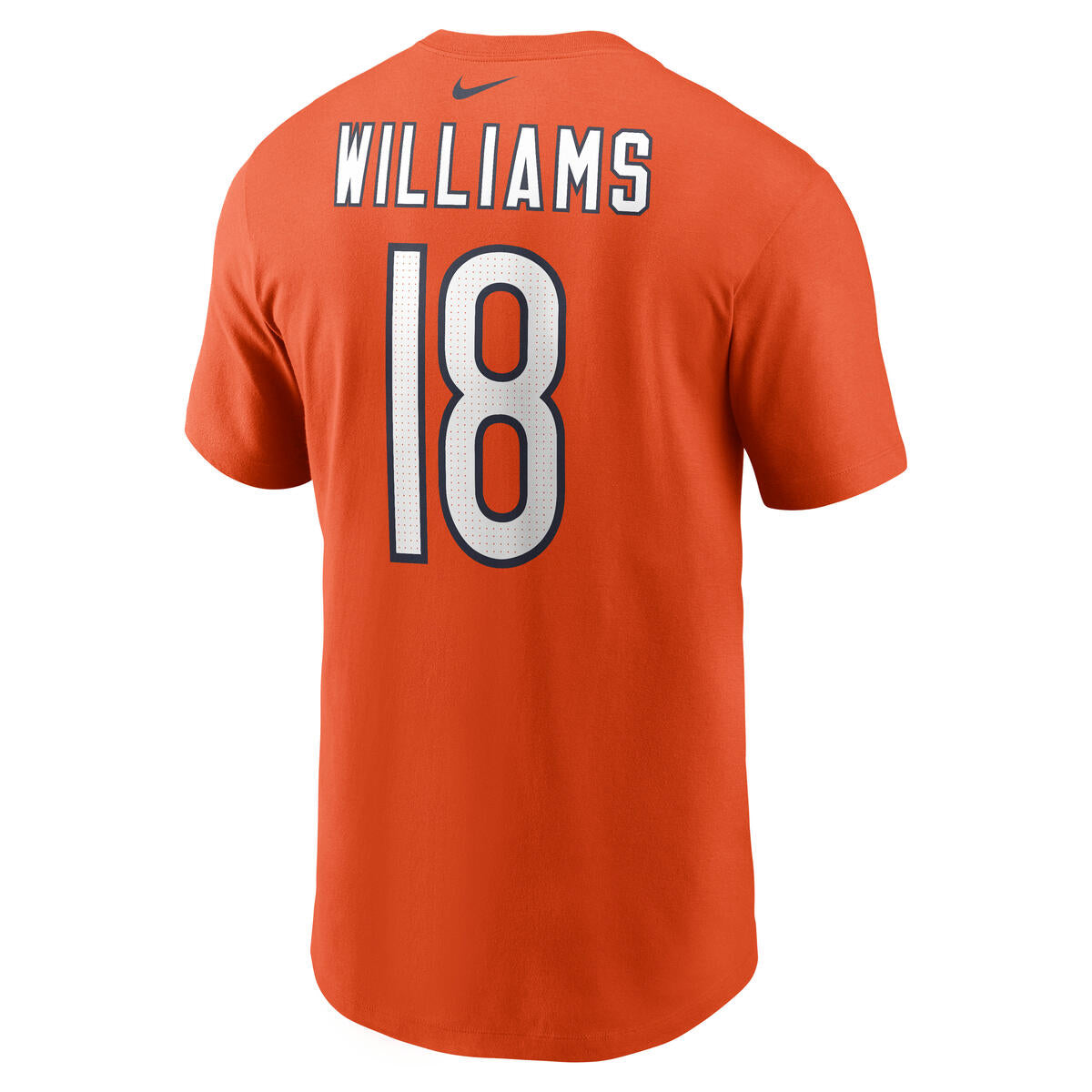 Caleb Williams Chicago Bears Orange Name and Number T-Shirt