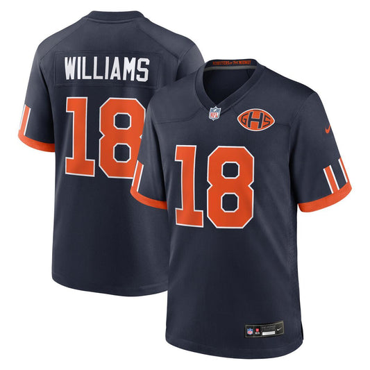 Caleb Williams #18 Chicago Bears Rivalry Nike Game Jersey