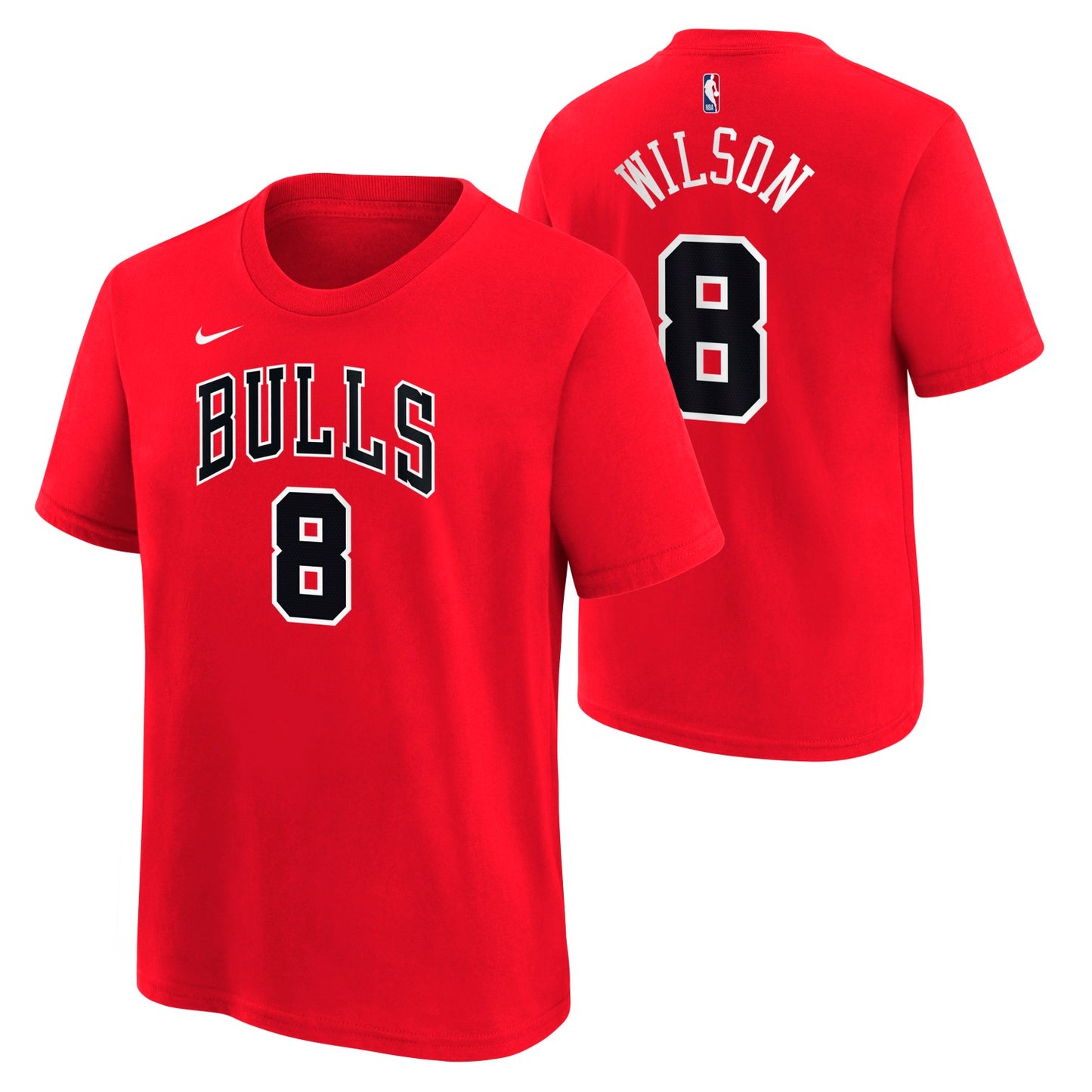 Caleb Wilson Chicago Bulls Youth Red Player T-Shirt