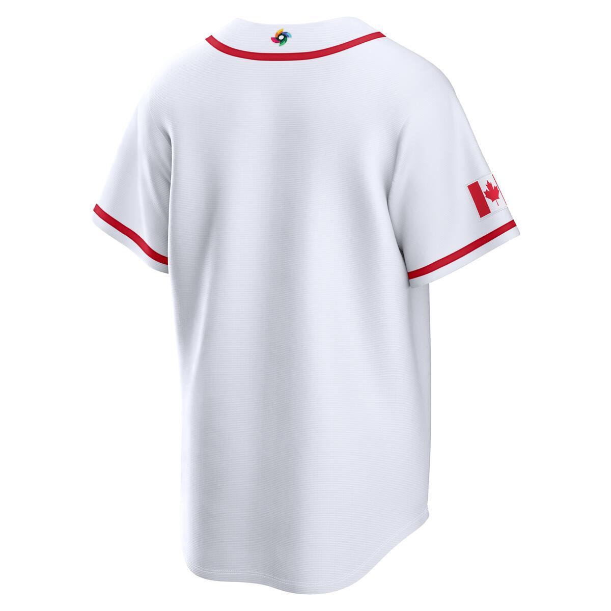 Canada World Baseball Classic 2026 Nike White Home Jersey – Clark
