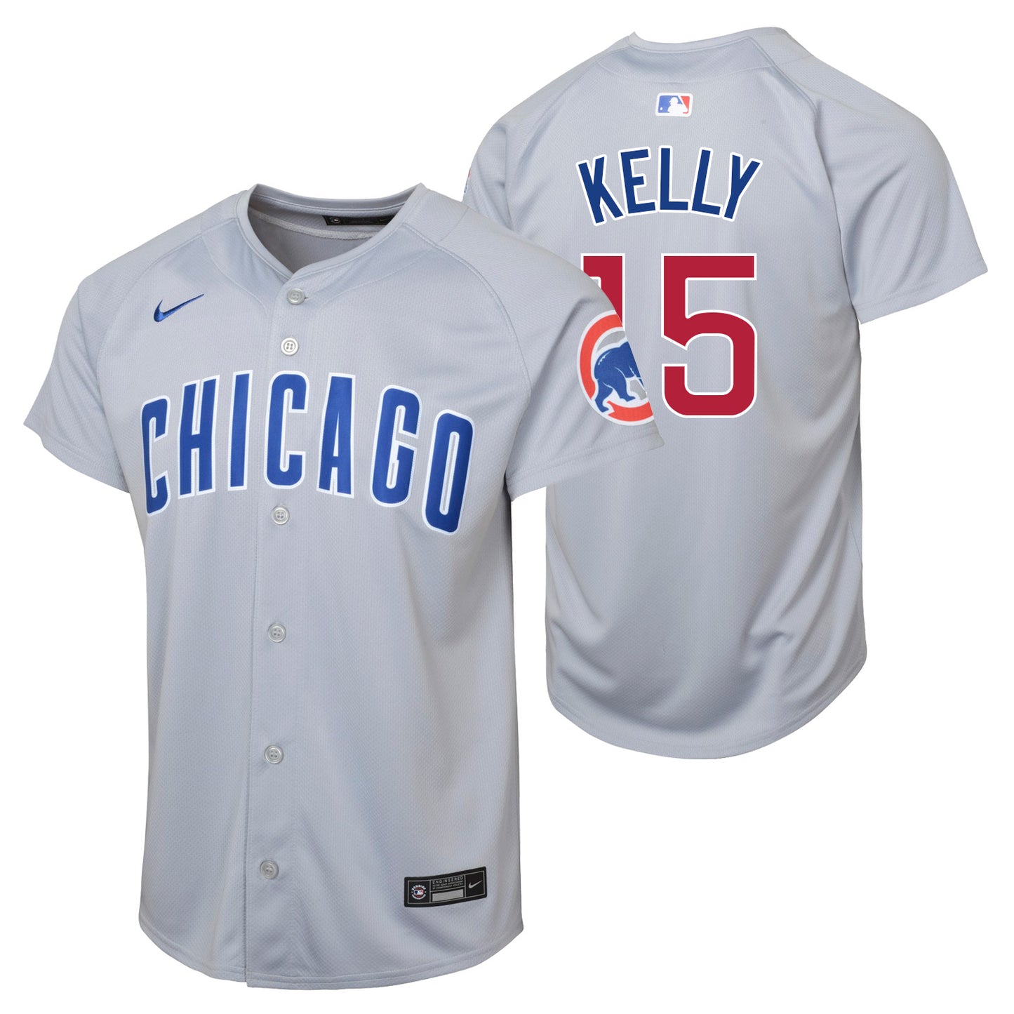 Carson Kelly Chicago Cubs Nike Youth Road Grey Limited Jersey