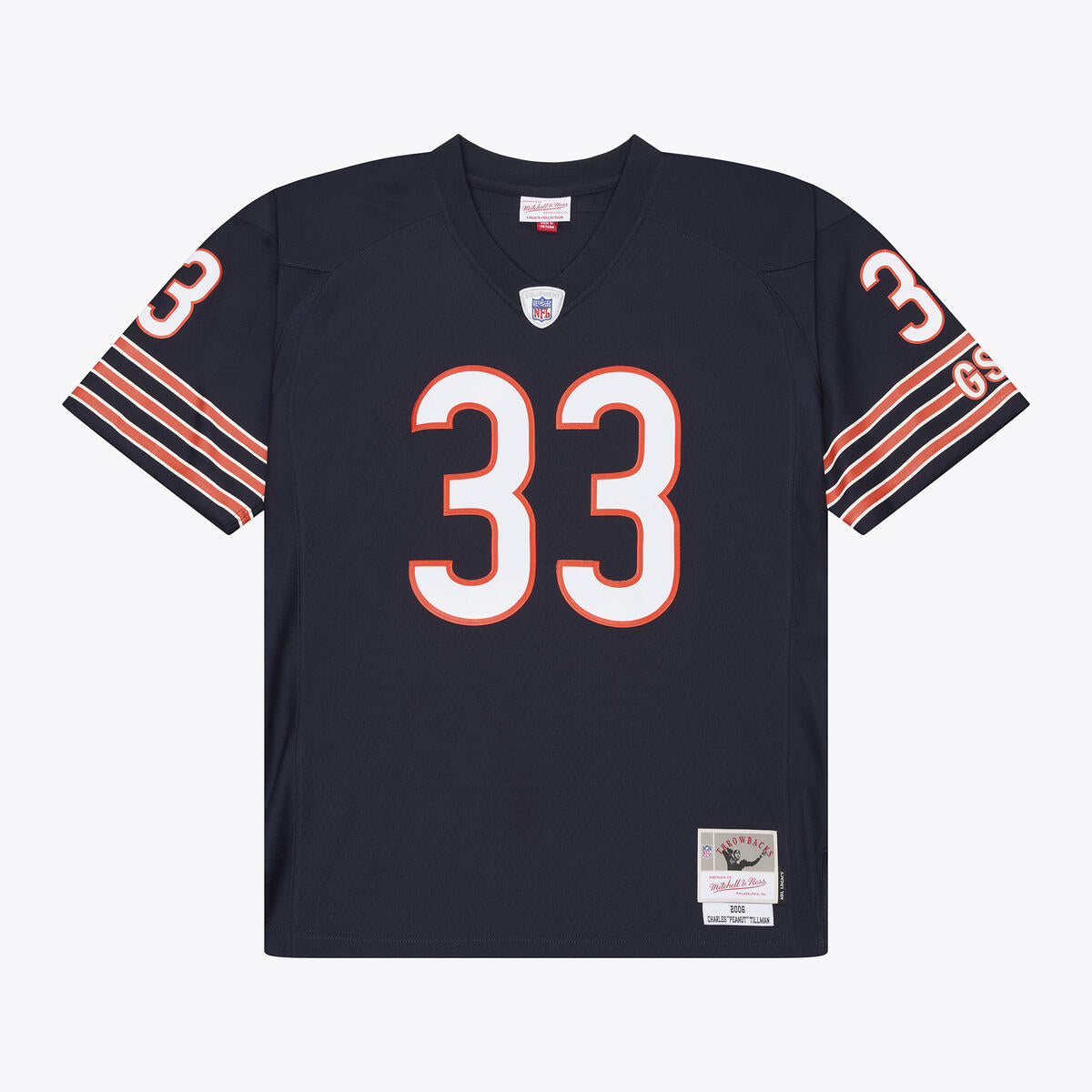 Charles Tillman #33 Chicago Bears Mitchell & Ness Men's Navy Jersey