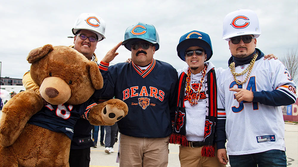 Chicago Bears Navy "Bear Head" Noggin