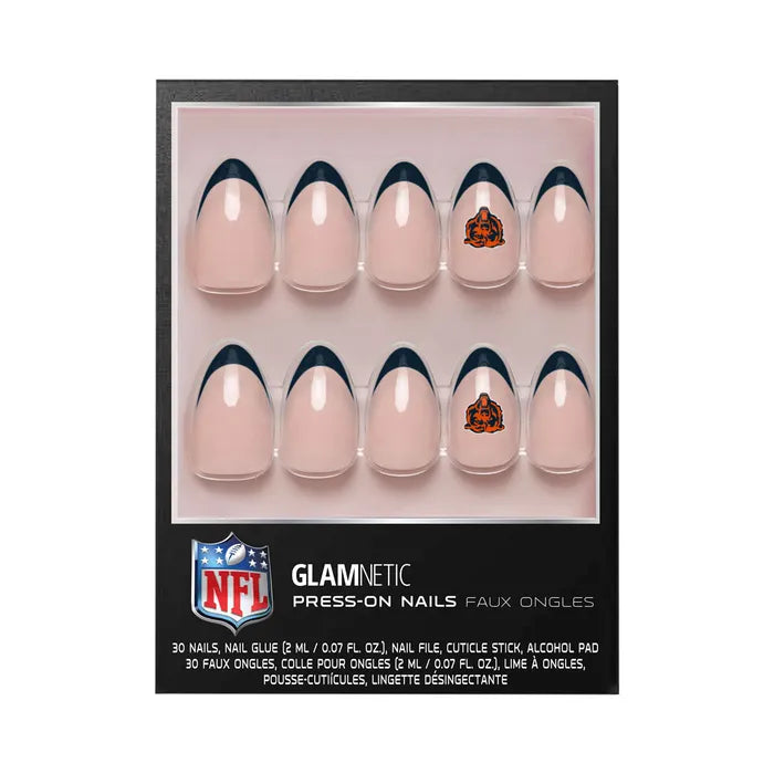 Chicago Bear Glamnetic Nails