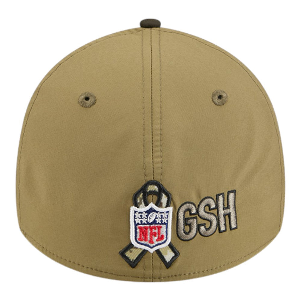Chicago Bears 2025 Salute To Service New Era 39THIRTY Flex-Fit Hat