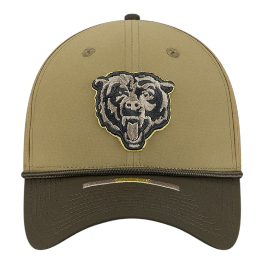 Chicago Bears 2025 Salute To Service New Era 39THIRTY Flex-Fit Hat