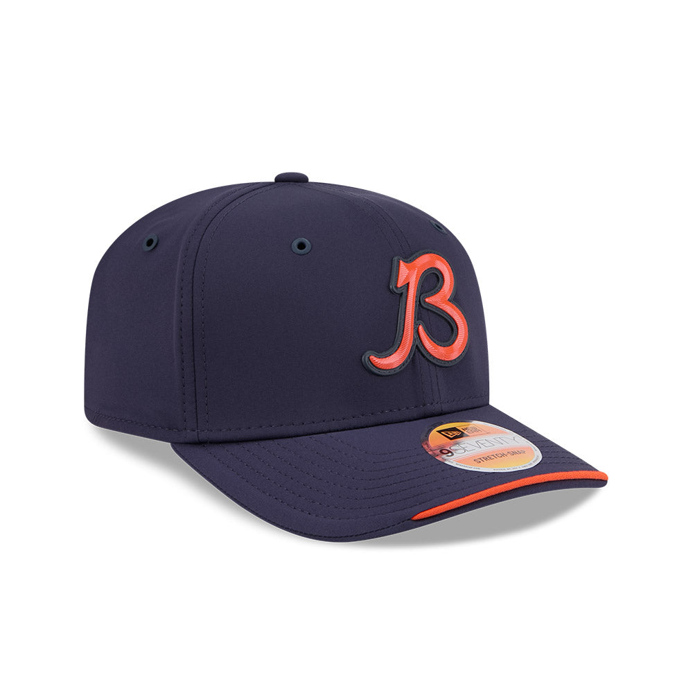 Chicago Bears 2026 Sideline B New Era 9SEVENTY Stretch-Snap Adjustable Hat