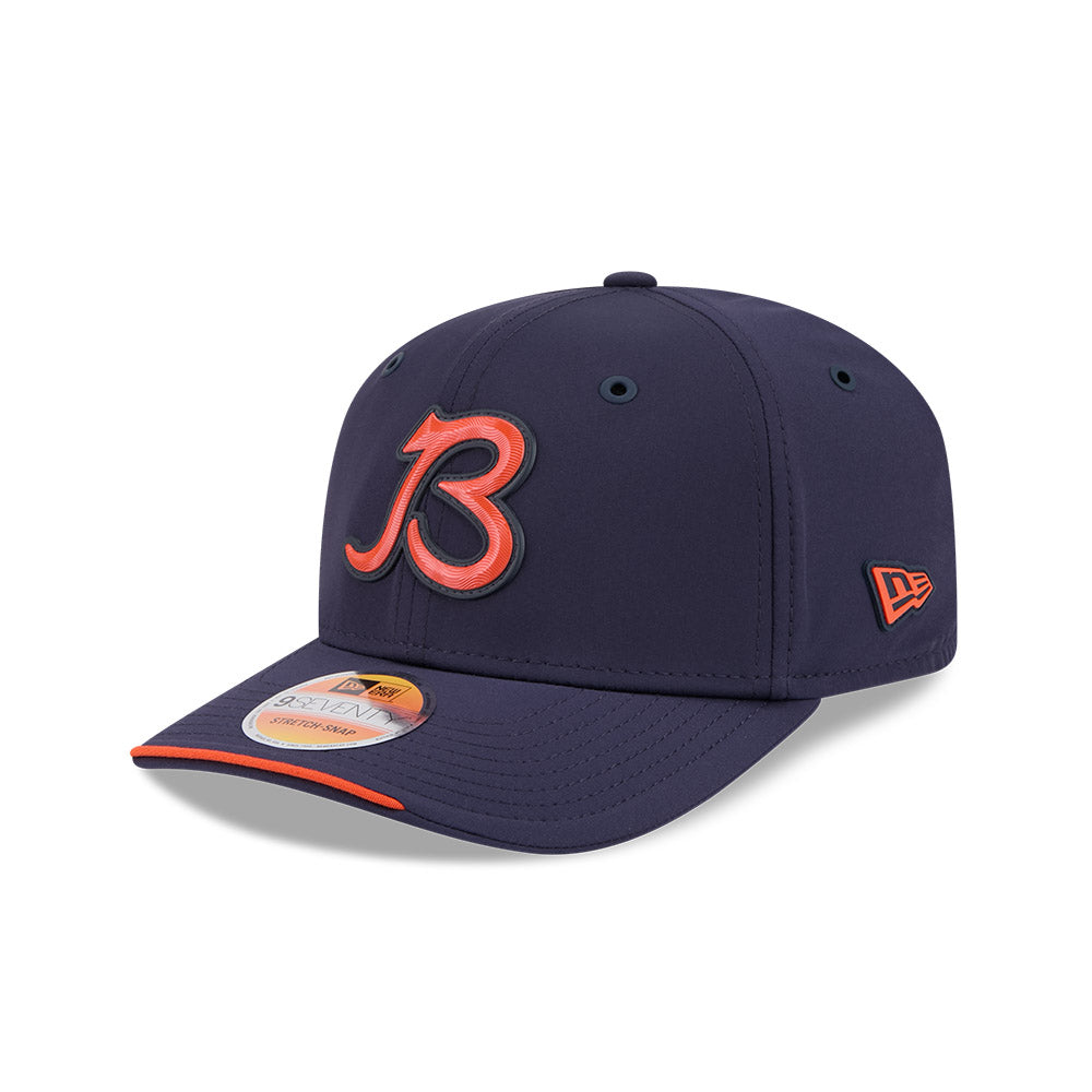 Chicago Bears 2026 Sideline B New Era 9SEVENTY Stretch-Snap Adjustable Hat