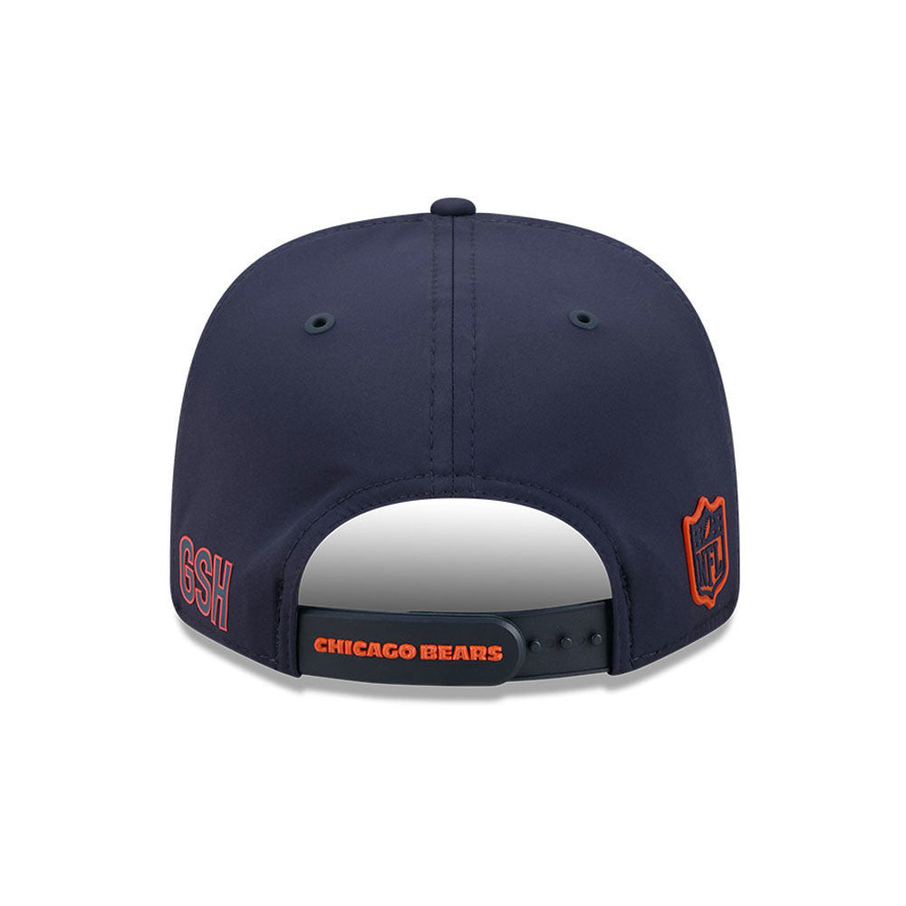 Chicago Bears 2026 Sideline Bearhead New Era 9SEVENTY Stretch-Snap Adjustable Hat