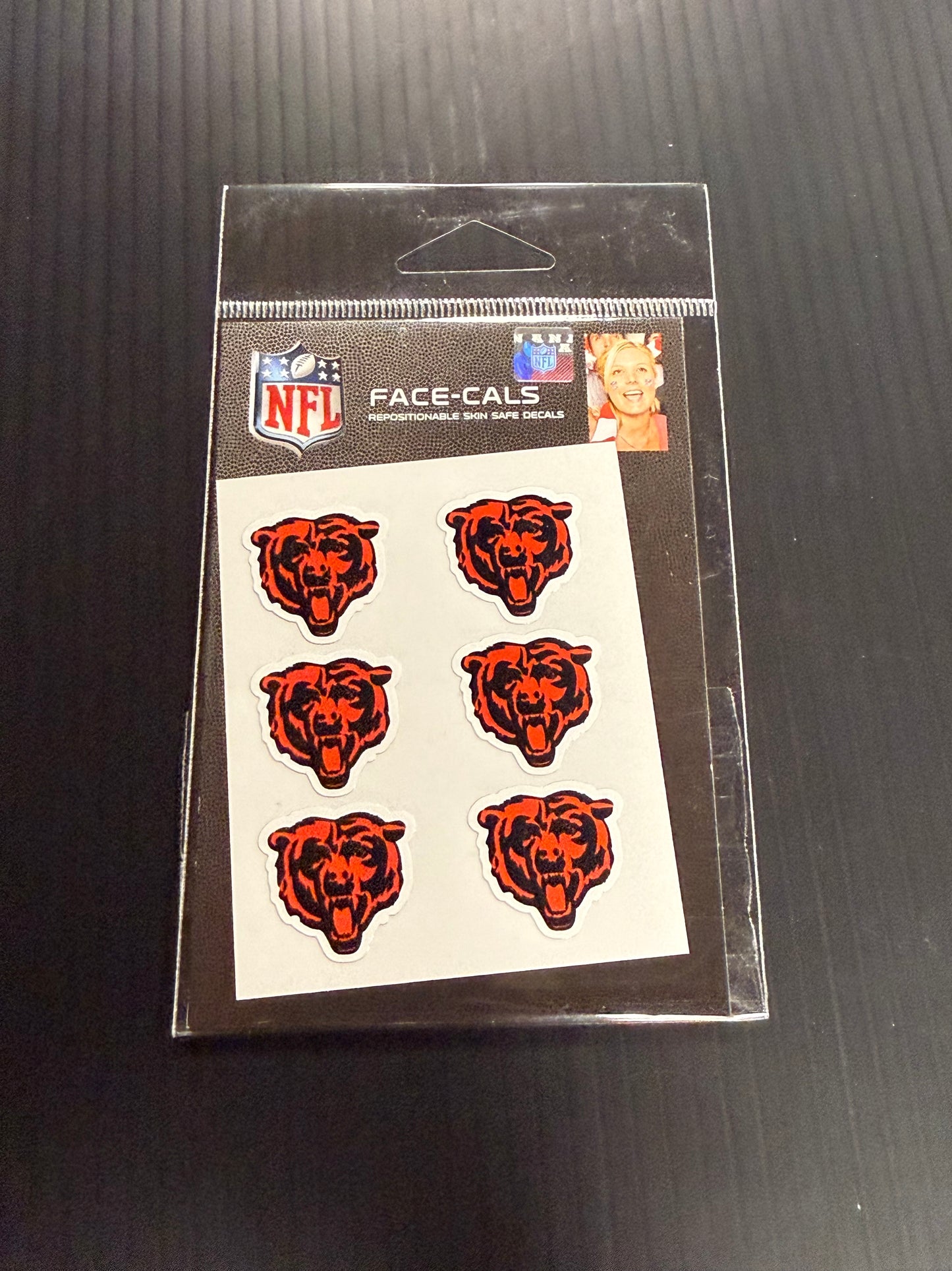Chicago Bears Bear Head Face Cal