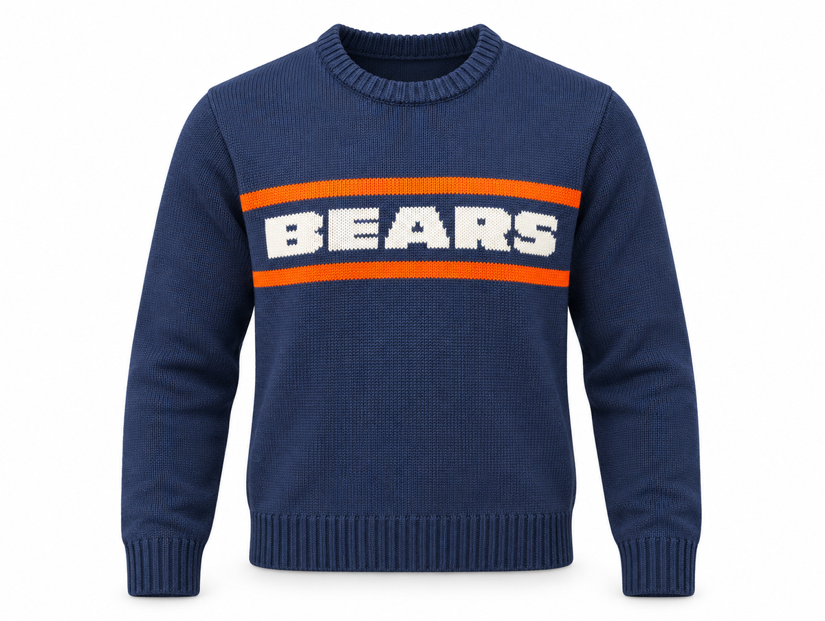 Chicago Bears Ditka Striped Sweater