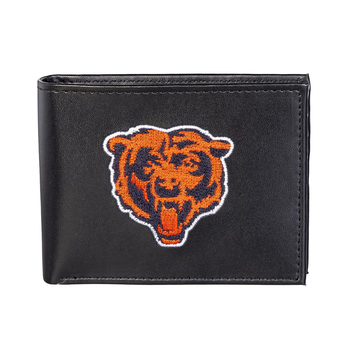 Chicago Bears Embroidered Leather Bi-fold Wallet