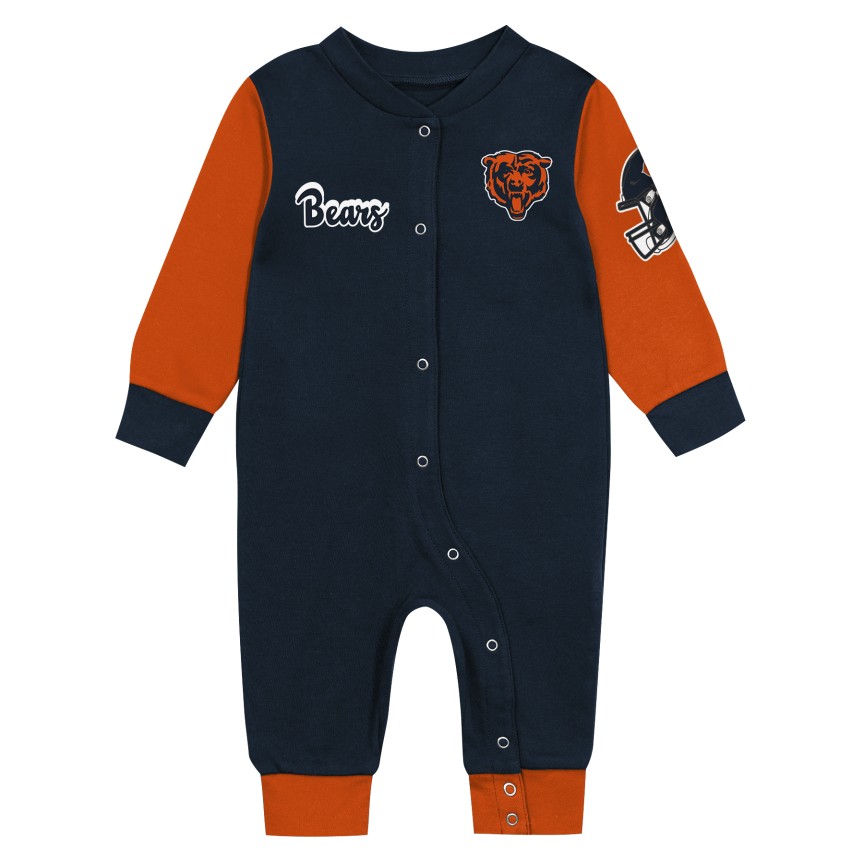 Chicago Bears Endzone Baby Snuggler Coverall
