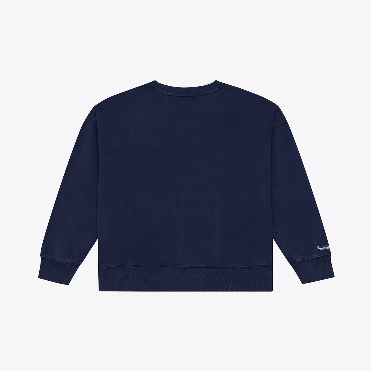 Chicago Bears Mitchell & Ness Women's Core Essentials Navy Crewneck Sweatshirt