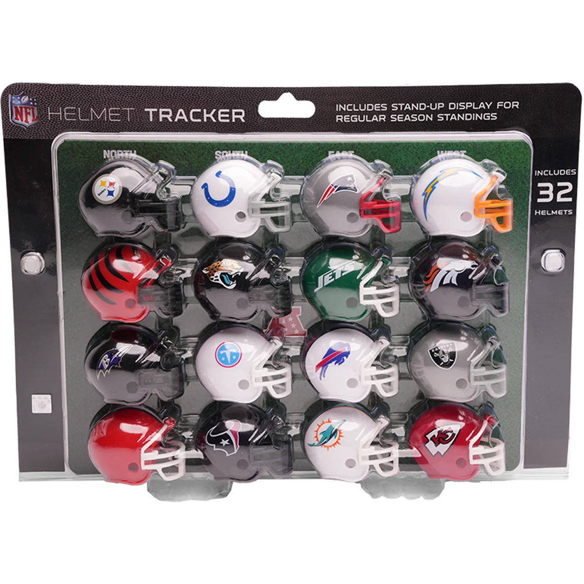 Chicago Bears NFL Helmet Tracker Set