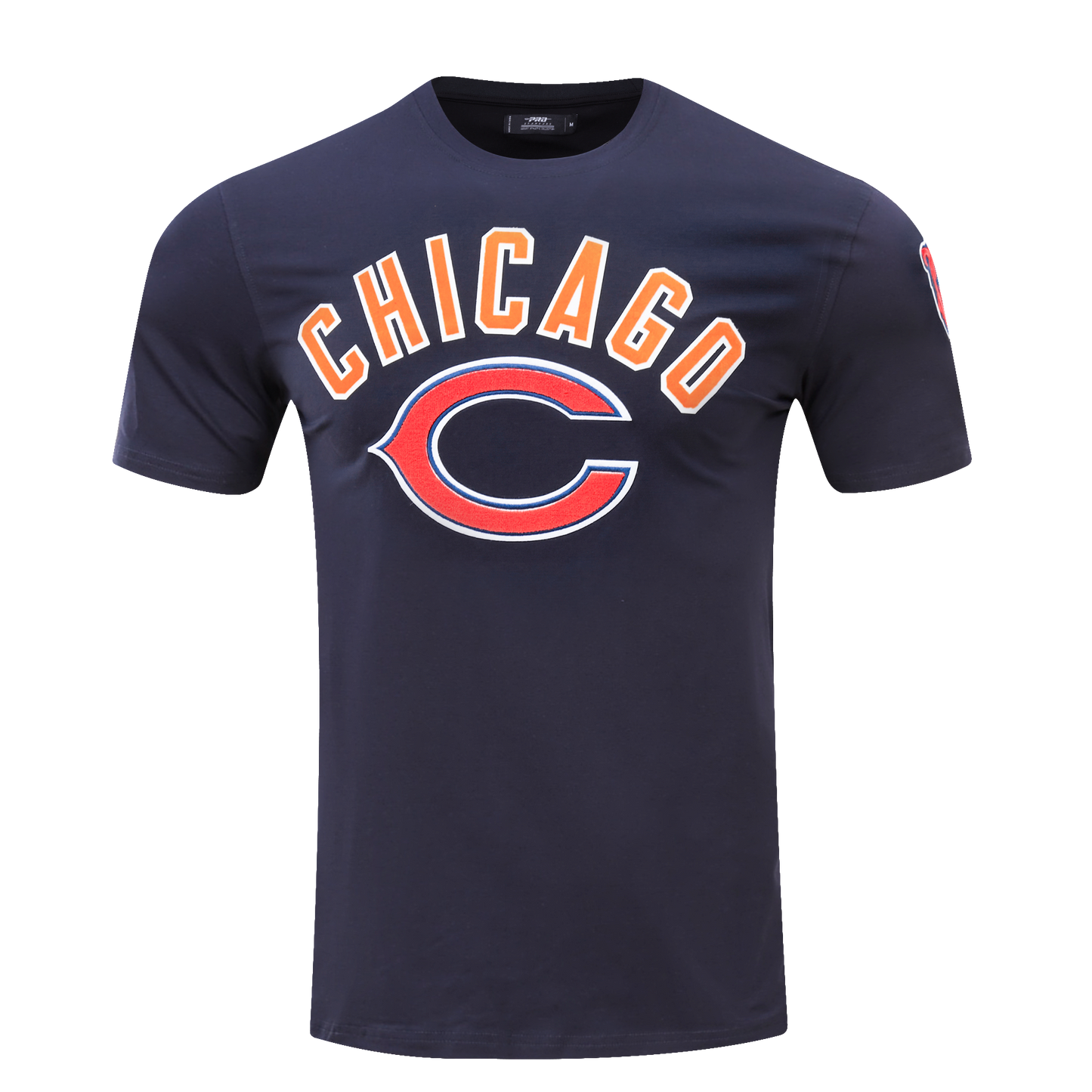 Chicago Bears Navy Classic Bristle T-Shirt