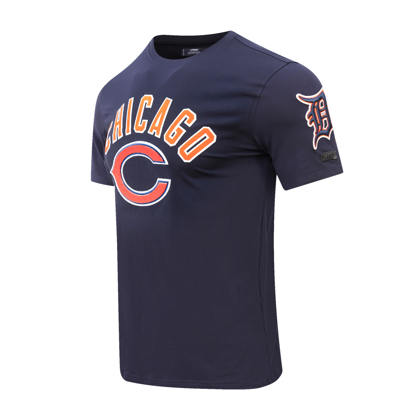 Chicago Bears Navy Classic Bristle T-Shirt
