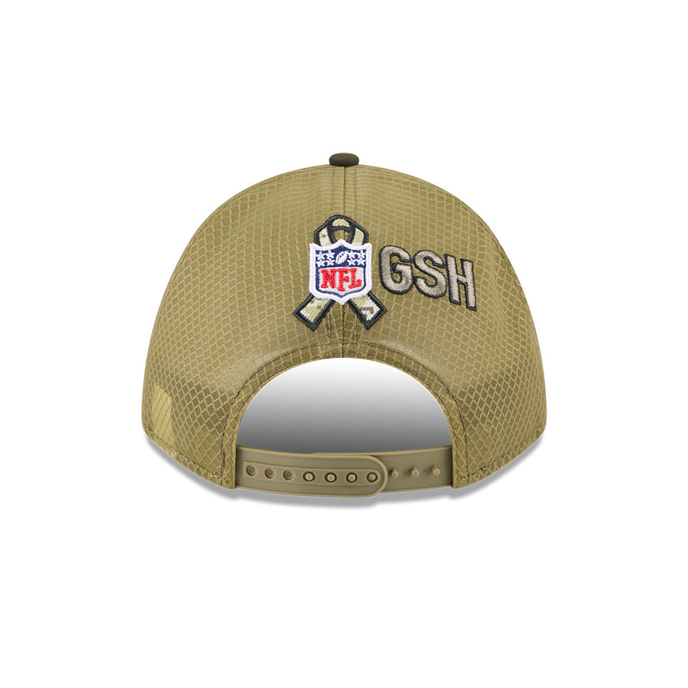 Chicago Bears New Era 2025 Salute To Service 9FORTY M-Crown A-Frame Adjustable Hat