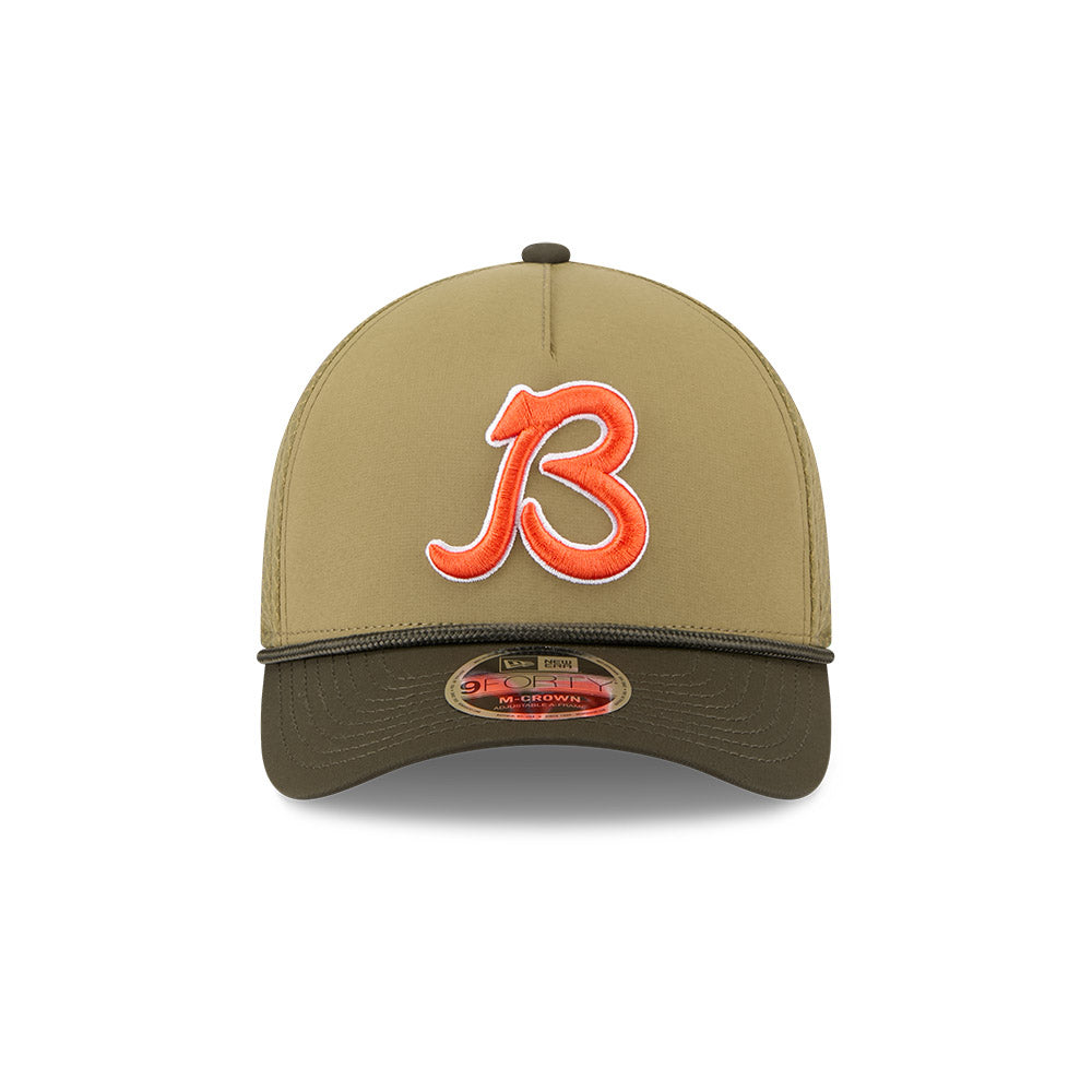 Chicago Bears New Era 2025 Salute To Service 9FORTY M-Crown A-Frame Adjustable Hat