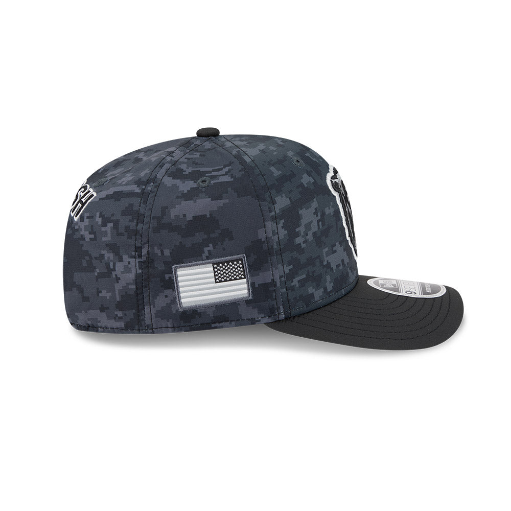 Chicago Bears New Era 2026 Salute To Service 9SEVENTY Stretch-Snap Adjustable Hat