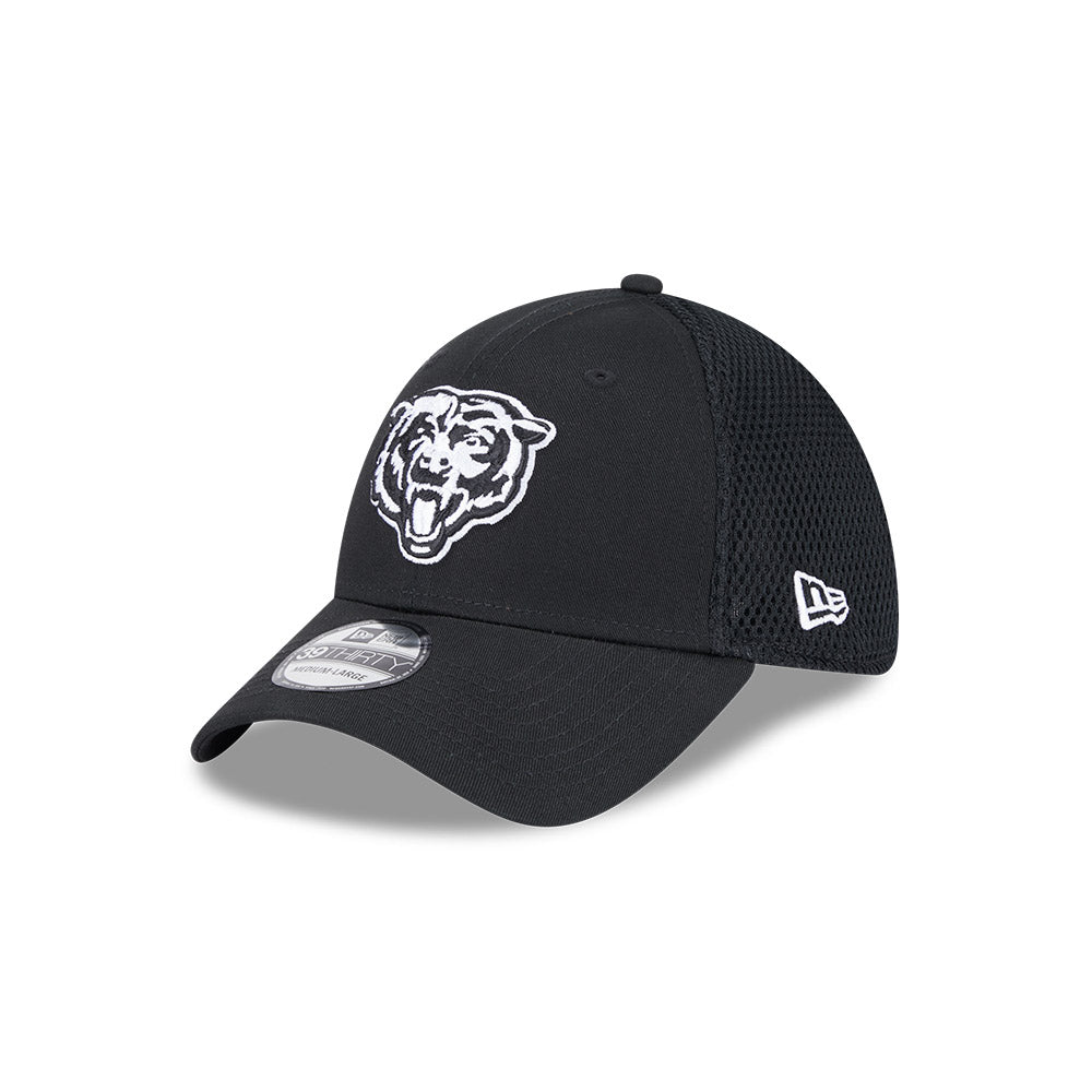 Chicago Bears New Era 39THIRTY Neo Black EG Flex Fit Hat