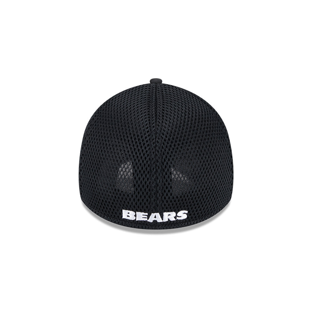 Chicago Bears New Era 39THIRTY Neo Black EG Flex Fit Hat