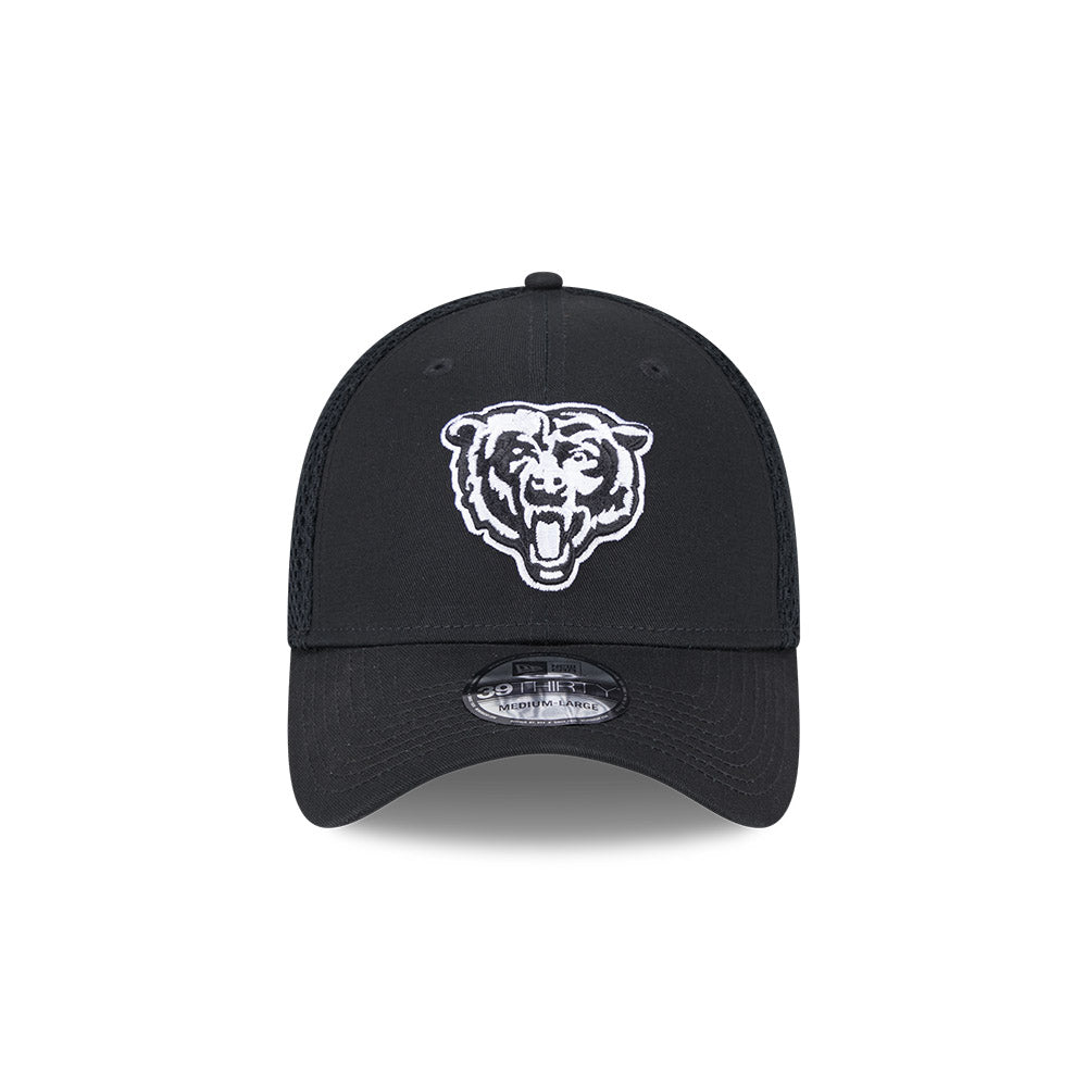 Chicago Bears New Era 39THIRTY Neo Black EG Flex Fit Hat