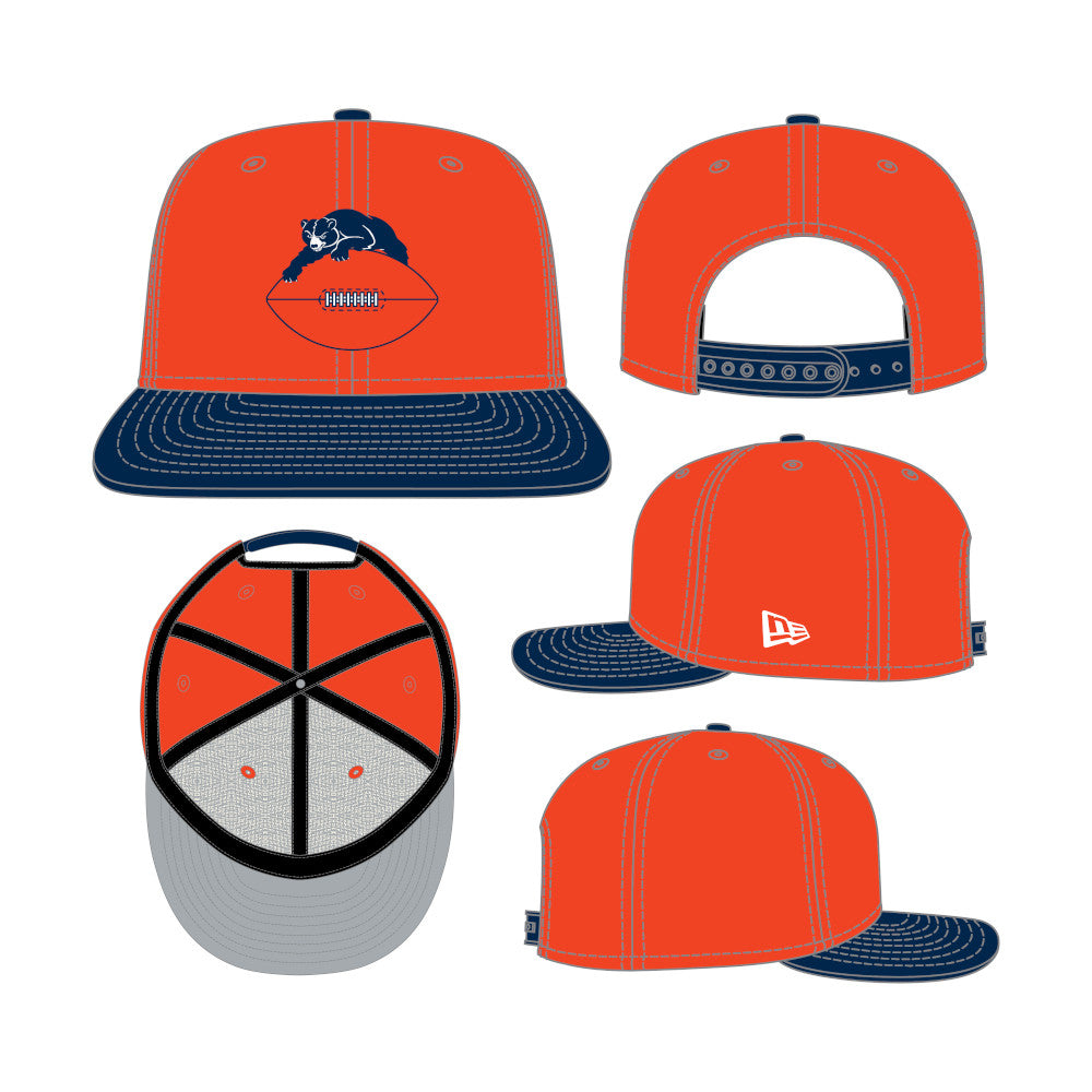 Chicago Bears New Era 9FIFTY Two Toned Retro EG Snapback Hat
