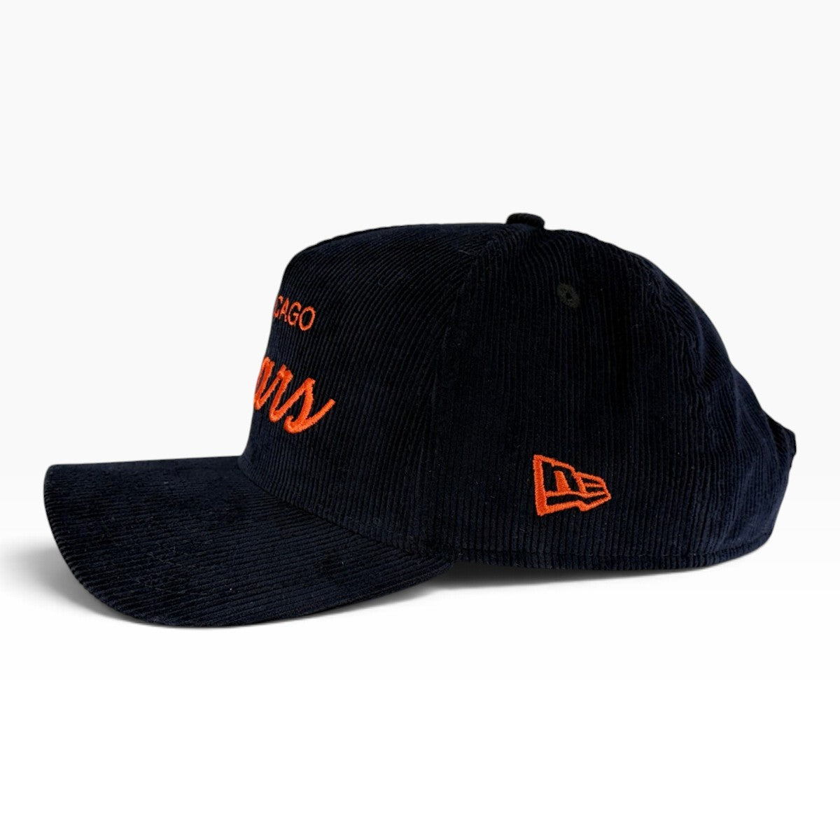 Chicago Bears New Era 9FORTY Navy A-Frame Corduroy Snapback Hat