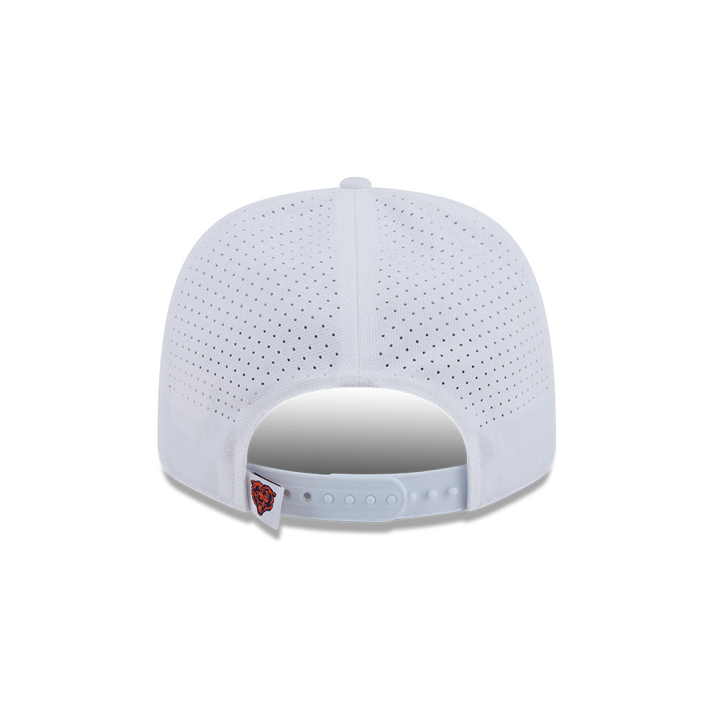 Chicago Bears New Era 9SEVENTY White EG Performance Stretch-Snap Adjustable Hat