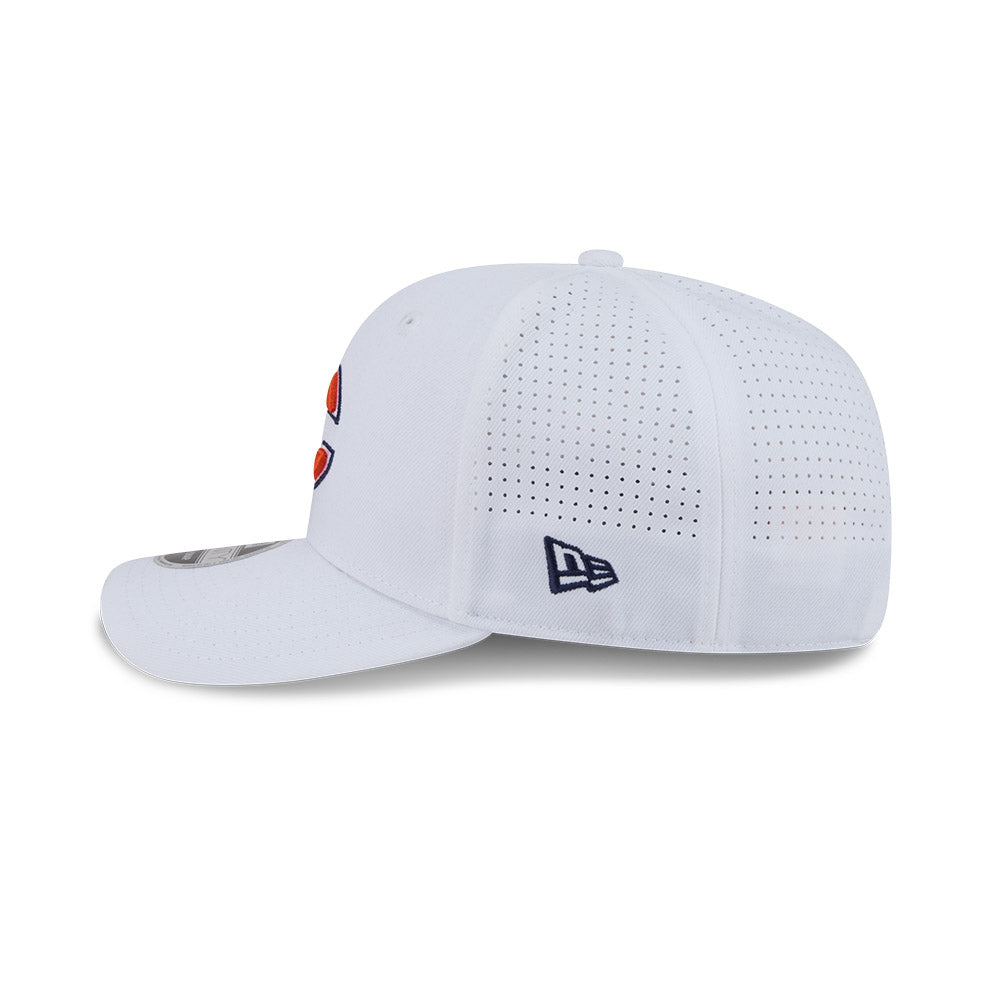 Chicago Bears New Era 9SEVENTY White EG Performance Stretch-Snap Adjustable Hat
