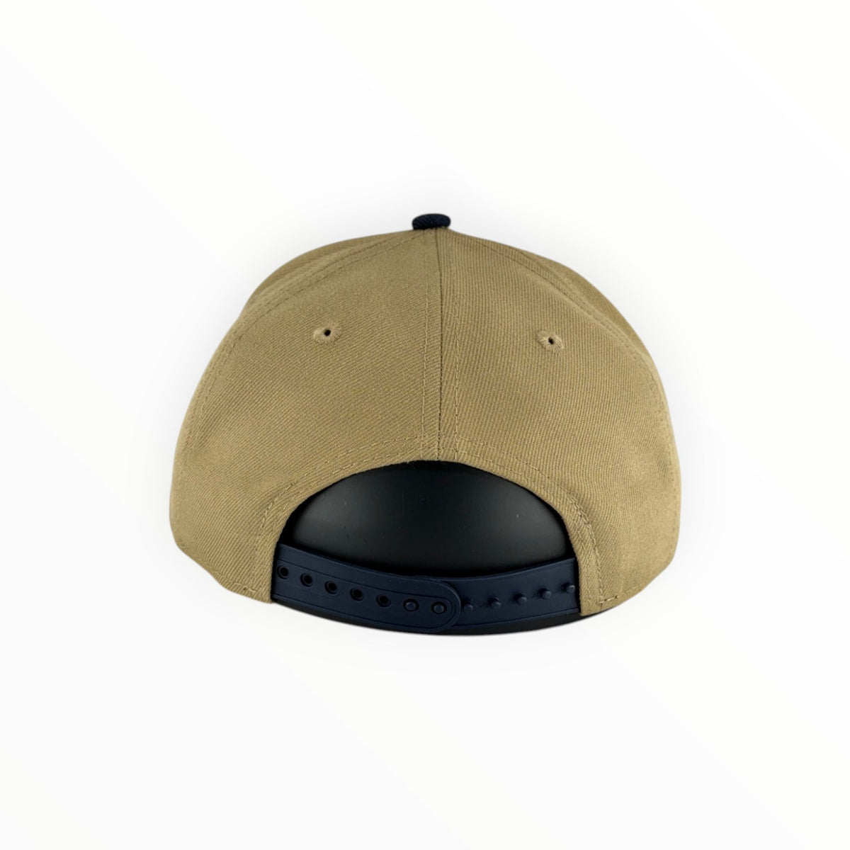 Chicago Bears New Era Khaki/Navy 9FORTY A-Frame Adjustable Hat
