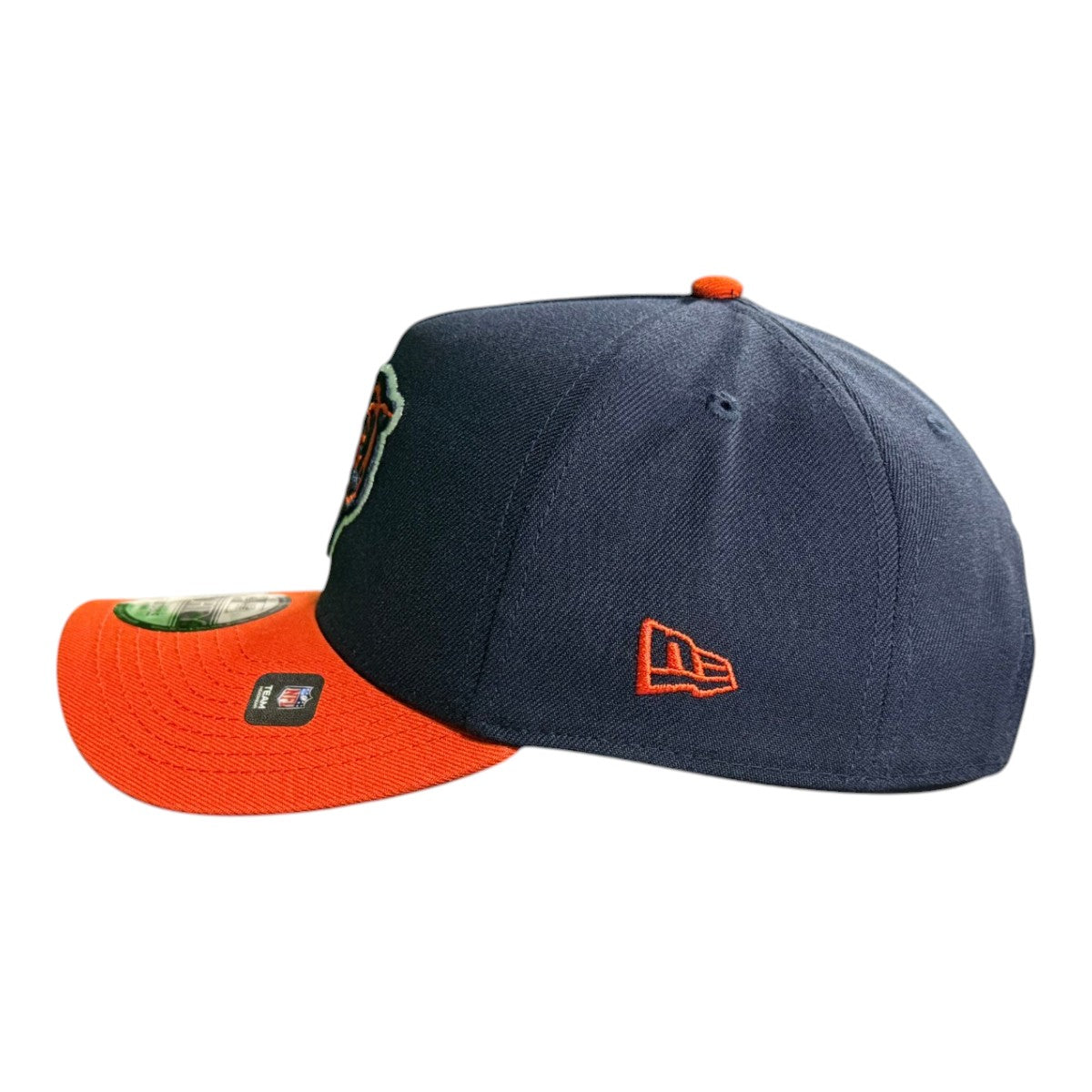 Chicago Bears New Era Navy/Orange 9FORTY A-Frame Adjustable Hat