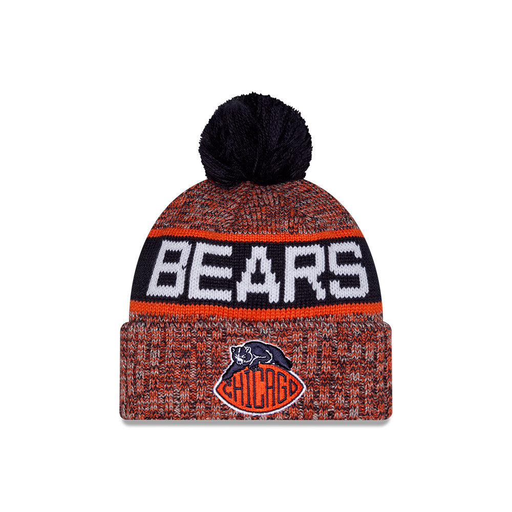 Chicago Bears New Era Rivalry Pom Knit Hat