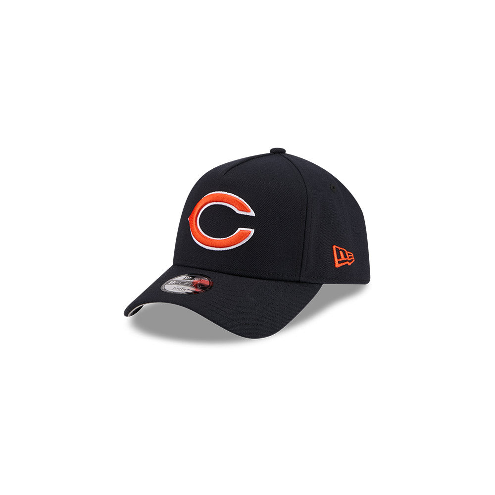 Chicago Bears New Era Youth Navy C 9FORTY Adjustable Hat
