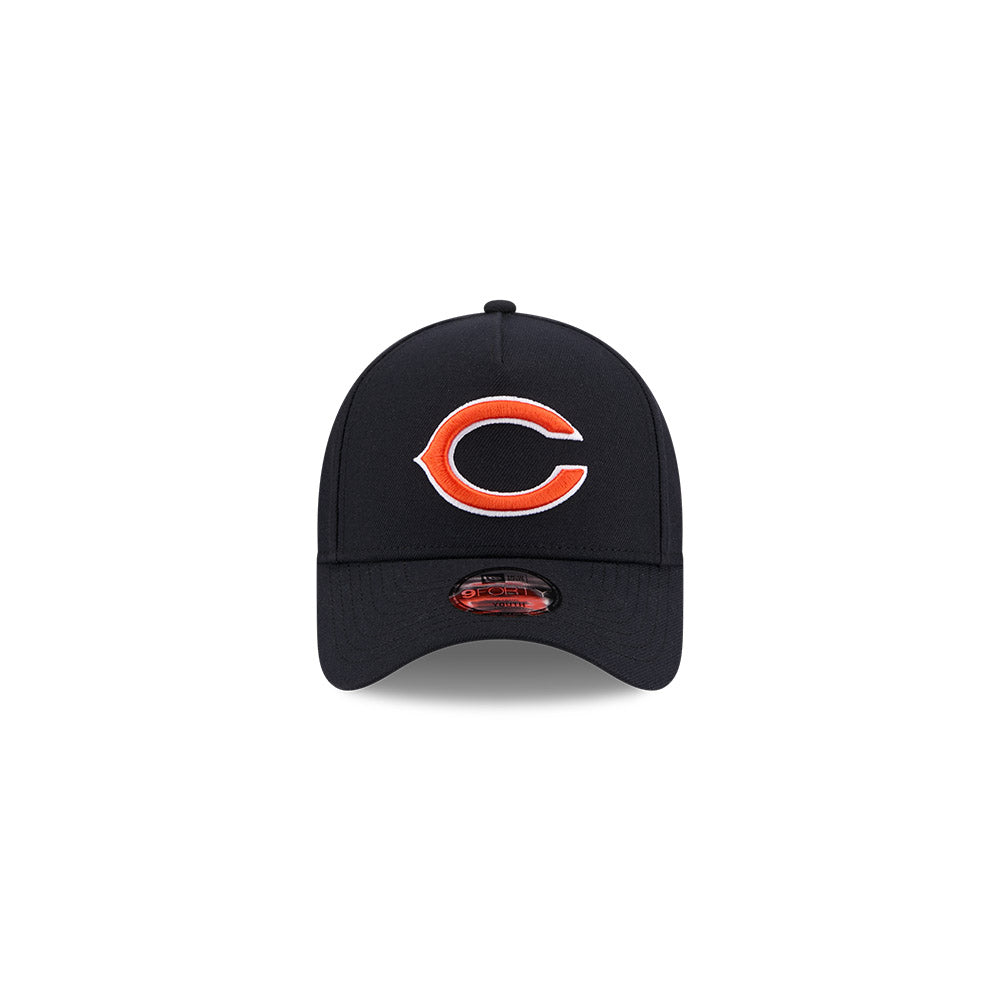 Chicago Bears New Era Youth Navy C 9FORTY Adjustable Hat