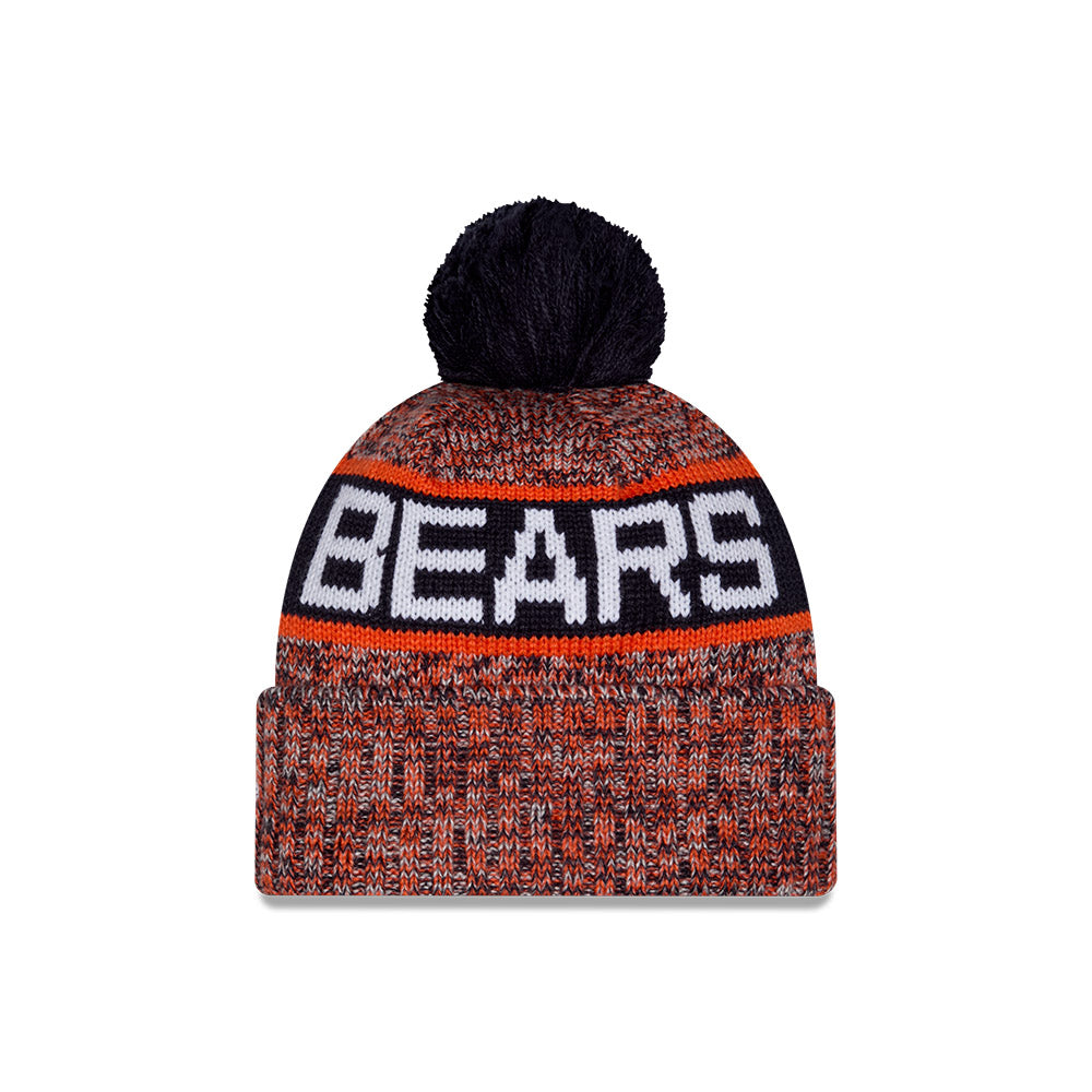 Chicago Bears New Era Youth Rivalry Pom Knit Hat