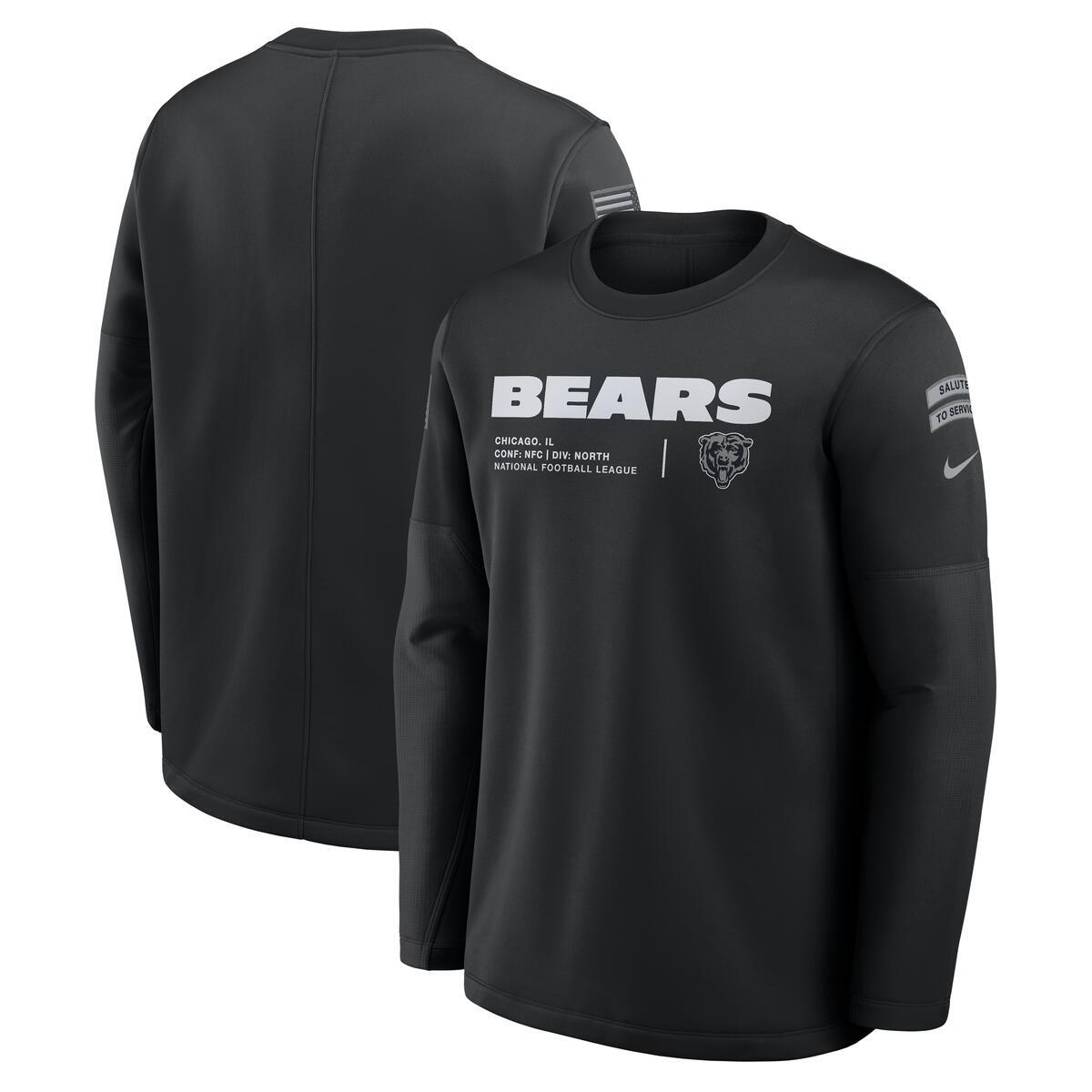 Chicago Bears Nike Men's 2026 Salute To Service Crewneck Sweatshirt