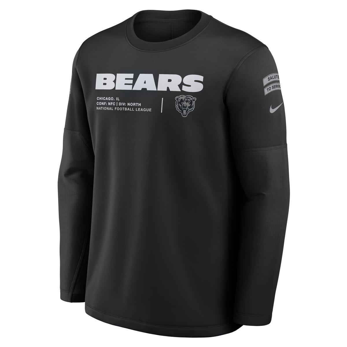 Chicago Bears Nike Men's 2026 Salute To Service Crewneck Sweatshirt