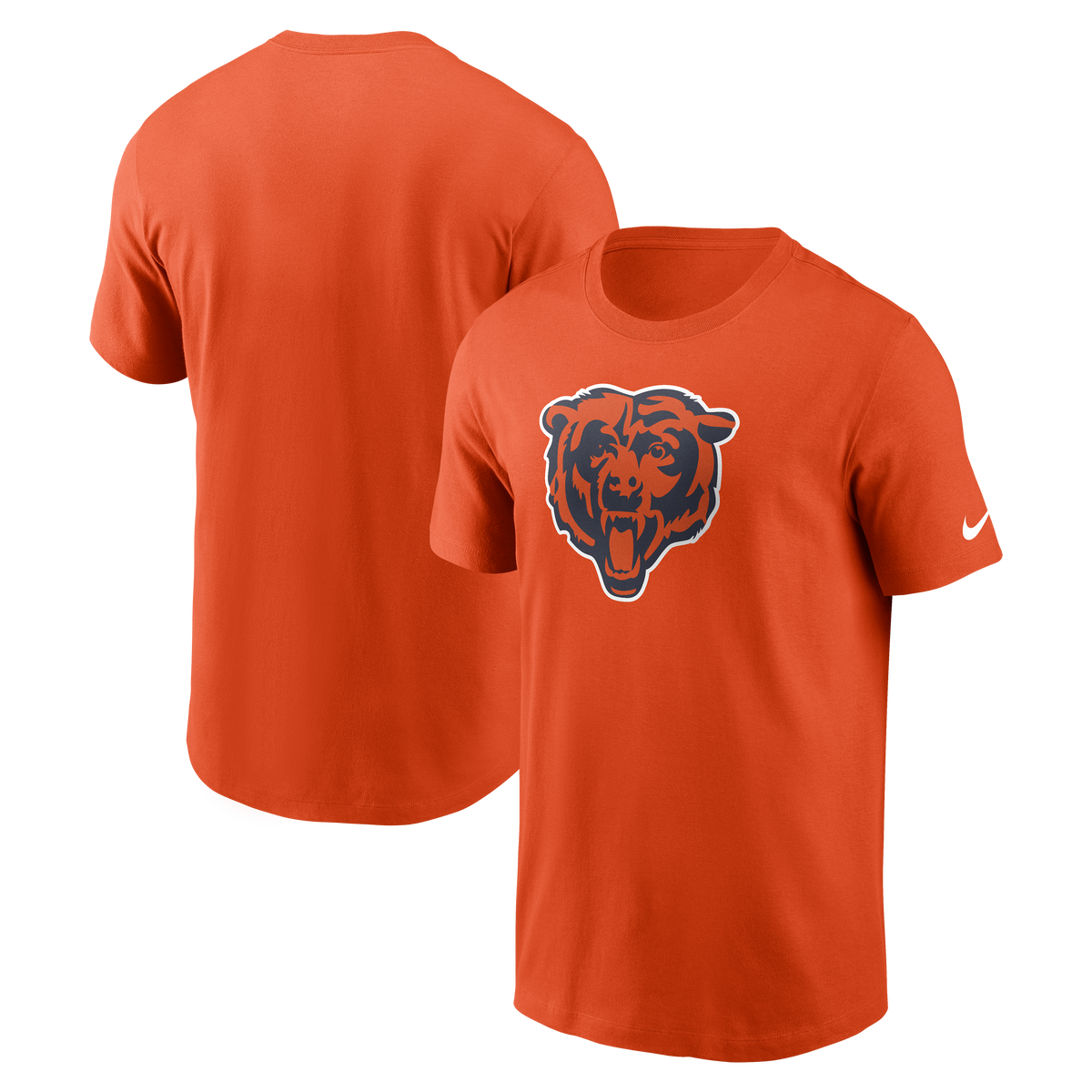Chicago Bears Nike Men's Orange Essential Logo Cotton T-Shirt