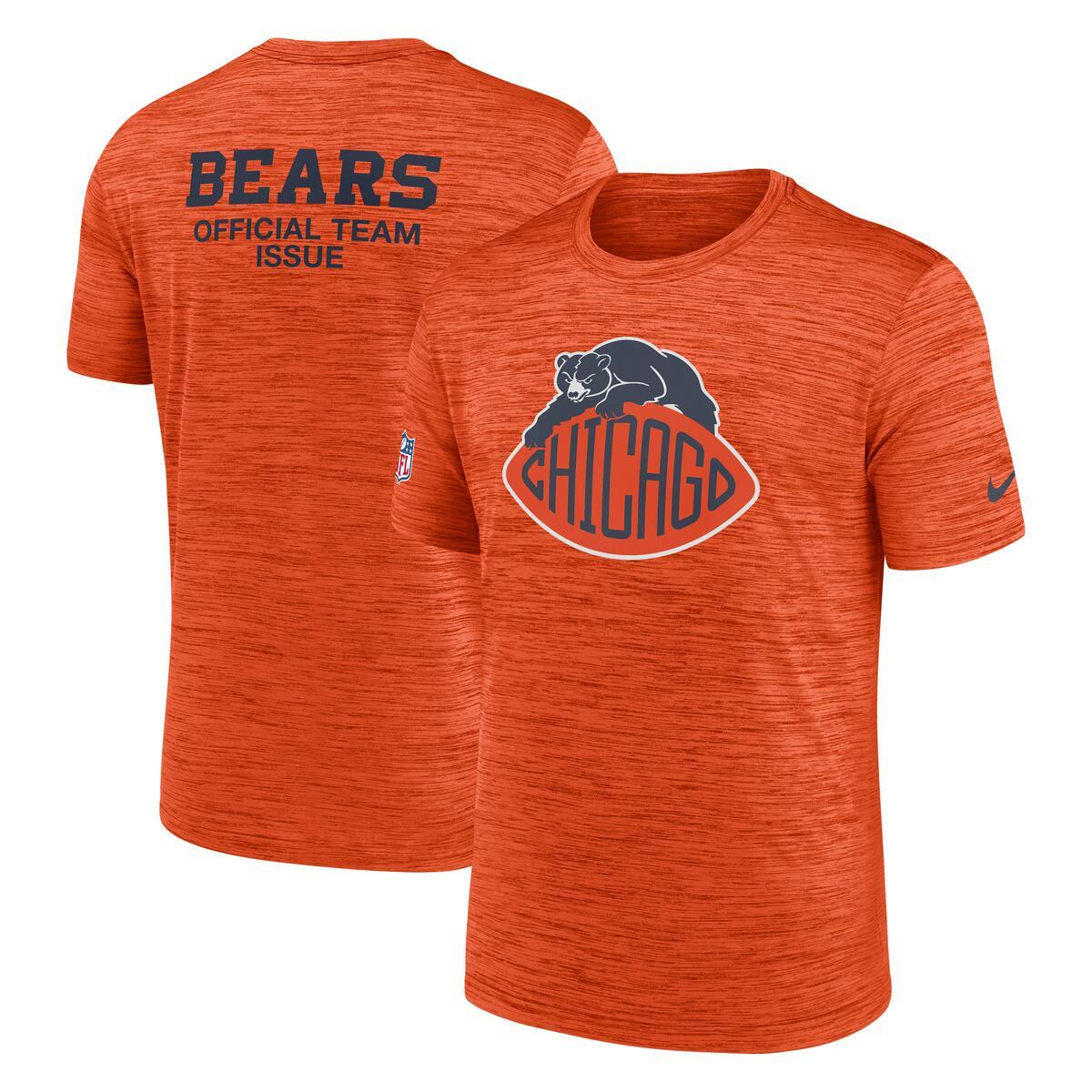 Chicago Bears Nike Men's Rivalry 2026 Sideline Velocity T-Shirt