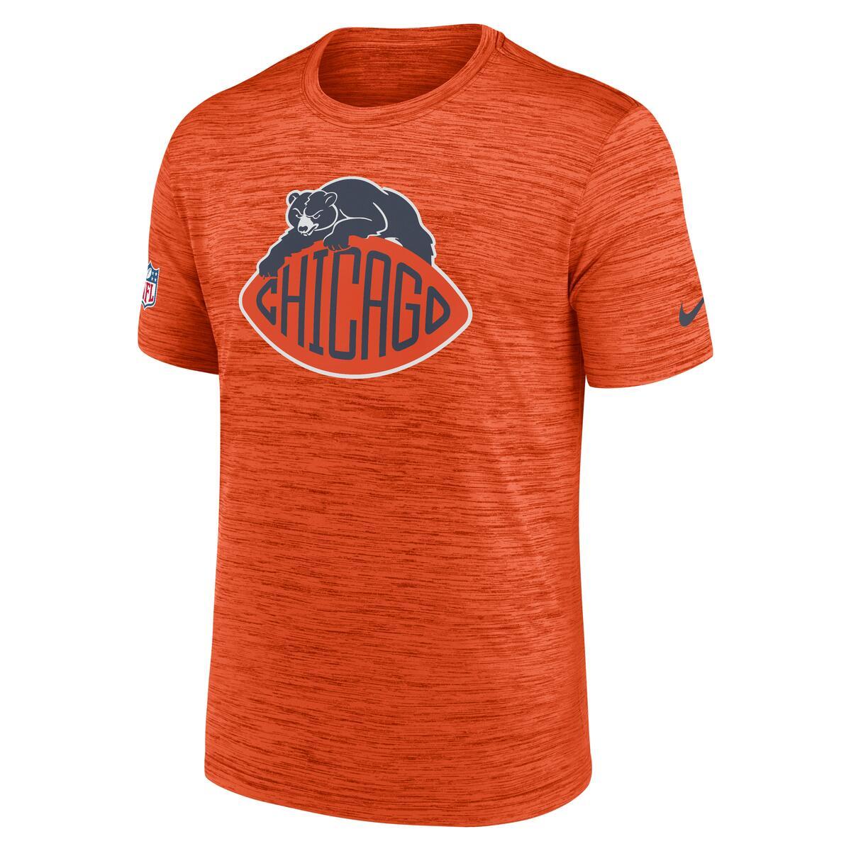 Chicago Bears Nike Men's Rivalry 2026 Sideline Velocity T-Shirt