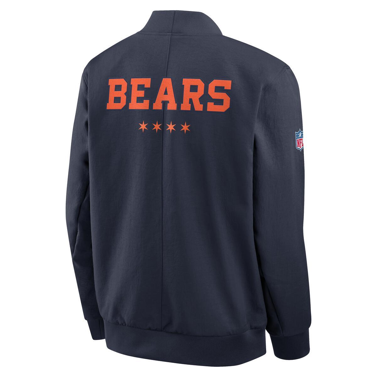 Chicago Bears Nike Men's Rivalry Sideline 2026 Bomber Jacket