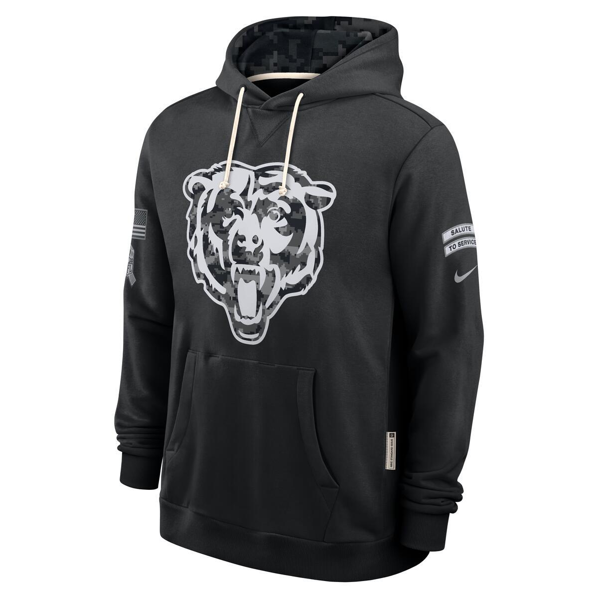 Chicago Bears Nike Men's Salute To Service 2026 Sideline Hoodie