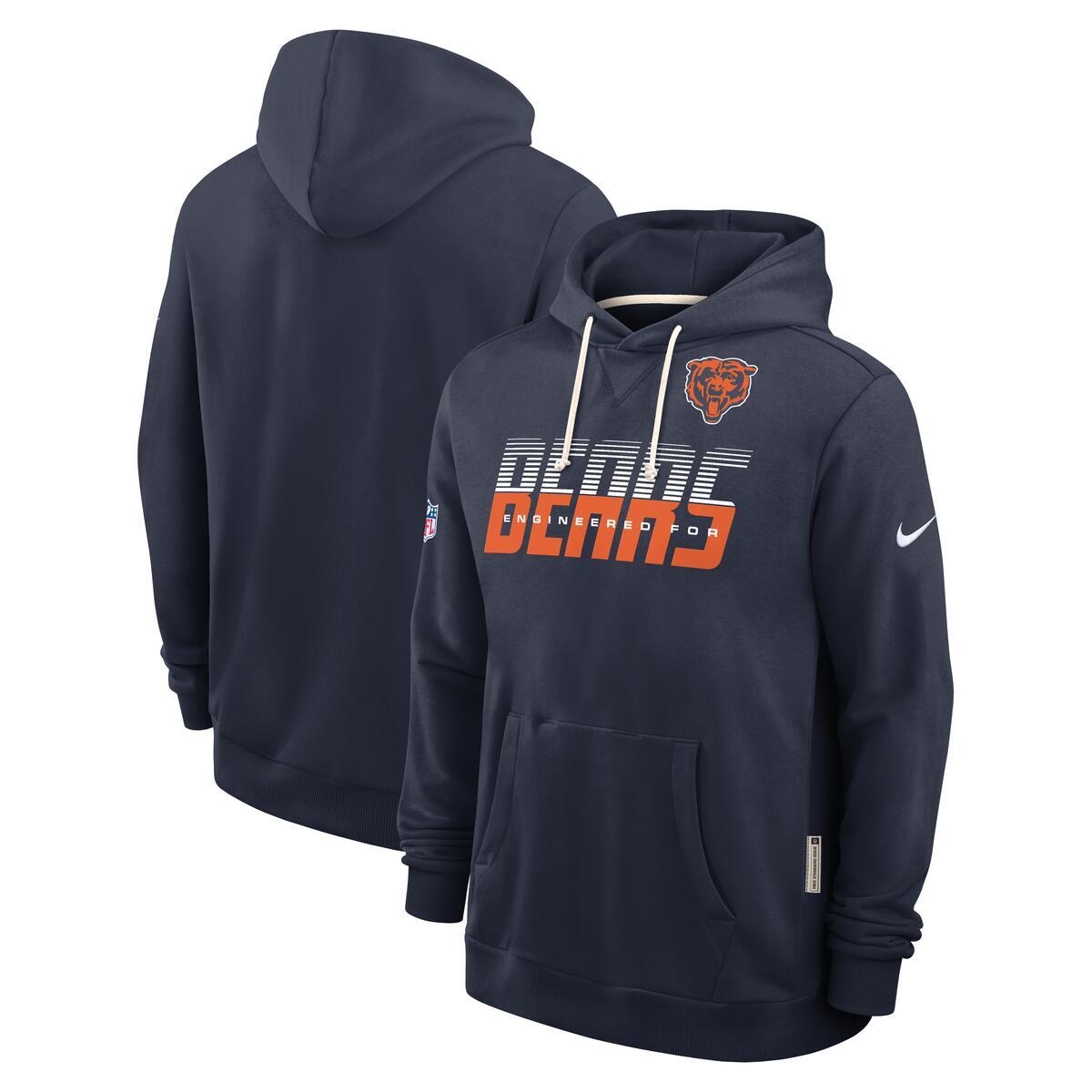 Chicago Bears Nike Men's Sideline 2026 Navy Hoodie